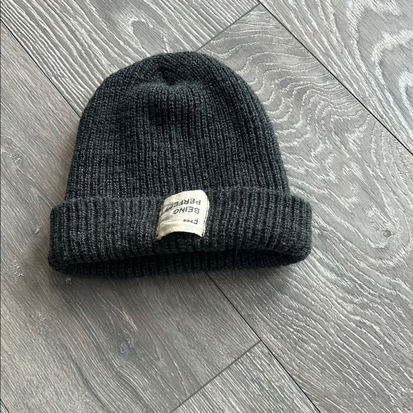 Dark Gray Knit Beanie - Picture 1 of 3